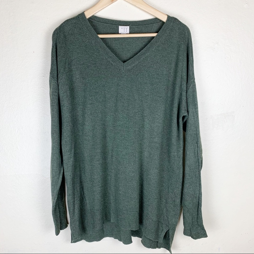 A new day green lightweight sweater